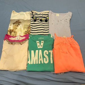 Crewcuts Girl's Tops Assorted 6 pieces